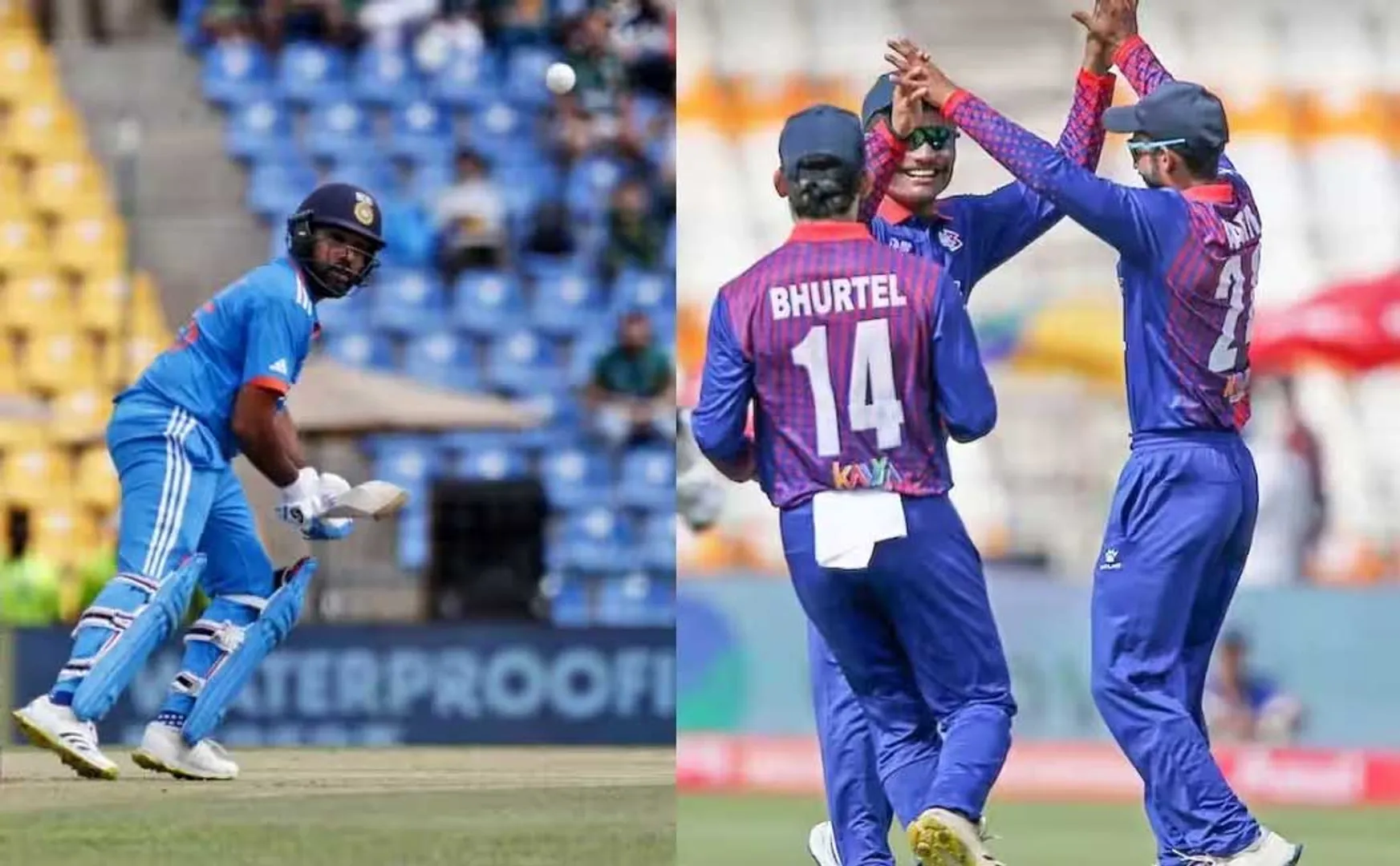 nepal vs india asia cup match